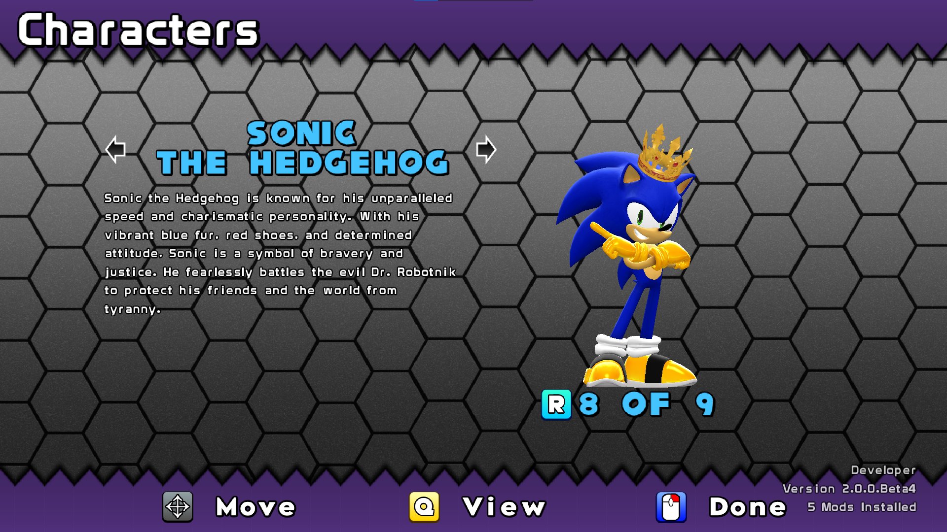 Semi-Official Classic Sonic [Sonic World DX] [Mods]