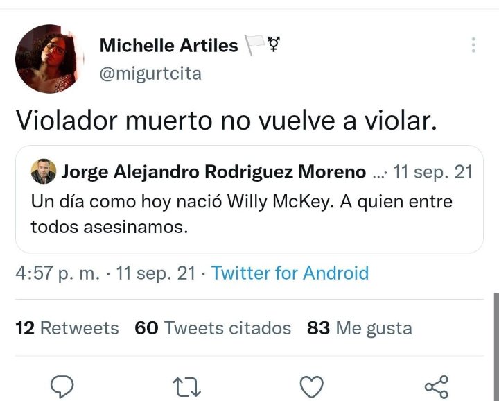 jeuz27's tweet photo. @JohanLozada26 Son de los que piden igualdad, bueno su destino no debe ser diferente al de esta noticia.
Y no menos importante el castigo será apetición de el mismo 🤡

https://t.co/dpaSx6Sm8B https://t.co/QN5QqNqZcC