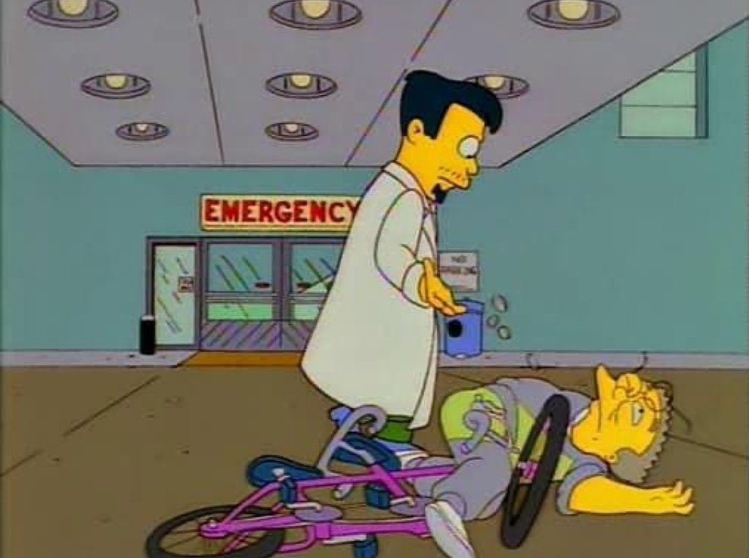 Hoy tuve mi primer accidente en bici y a mi solo me preocupaba si estaba bien mi bici, soy tauro doctor