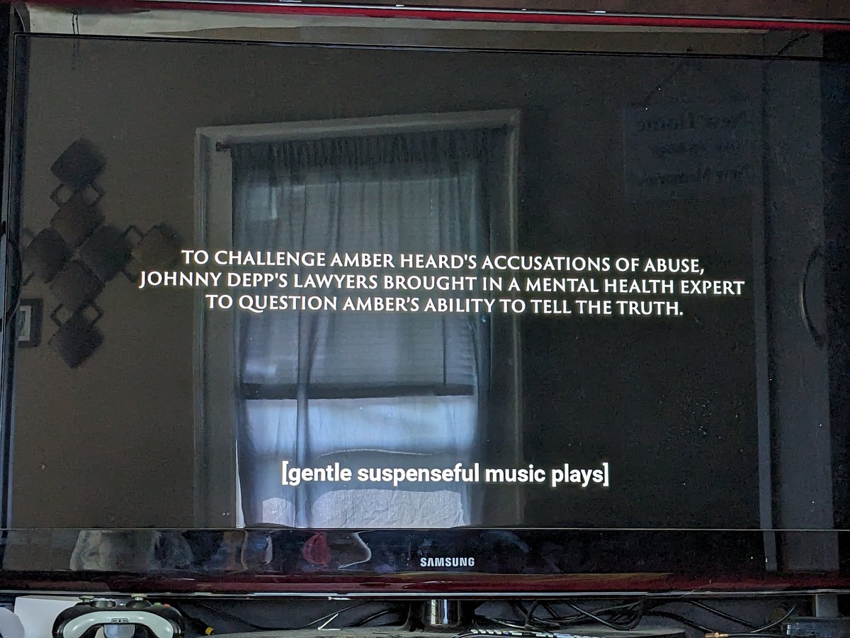 AMBER WAS CLAIMING PTSD FROM ABUSE. SHE PUT HER OWN MENTAL HEALTH ON TRIAL. JOHNNY HAD A RIGHT TO HAVE AN OPPORTUNITY FOR A SECOND OPINION FROM HIS SIDE. JESUS THIS IS BLATANT, SINISTER MISREPRESENTATION OF FACTS. IF SHE DIDNT CLAIM PTSD, JD COULDN'T HAVE DR. CURRY.