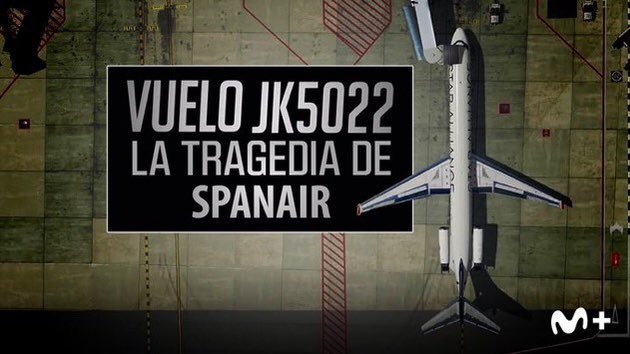 JorgeOrtizdLandazuri (@srlandazuri) on Twitter photo Ya está disponible completa en <a href="/MovistarPlus/">Movistar Plus+</a> la serie documental #VueloJK5022 La tragedia de Spanair producida por <a href="/SecuoyaStudios/">Secuoya Studios</a> sobre las causas del accidente aéreo de hace 15 años.
Esta noche desde las 21:00 los 3 episodios en Documentales por Movistar Plus+ (dial 30). Ya está disponible completa en <a href="/MovistarPlus/">Movistar Plus+</a> la serie documental #VueloJK5022 La tragedia de Spanair producida por <a href="/SecuoyaStudios/">Secuoya Studios</a> sobre las causas del accidente aéreo de hace 15 años.
Esta noche desde las 21:00 los 3 episodios en Documentales por Movistar Plus+ (dial 30).
