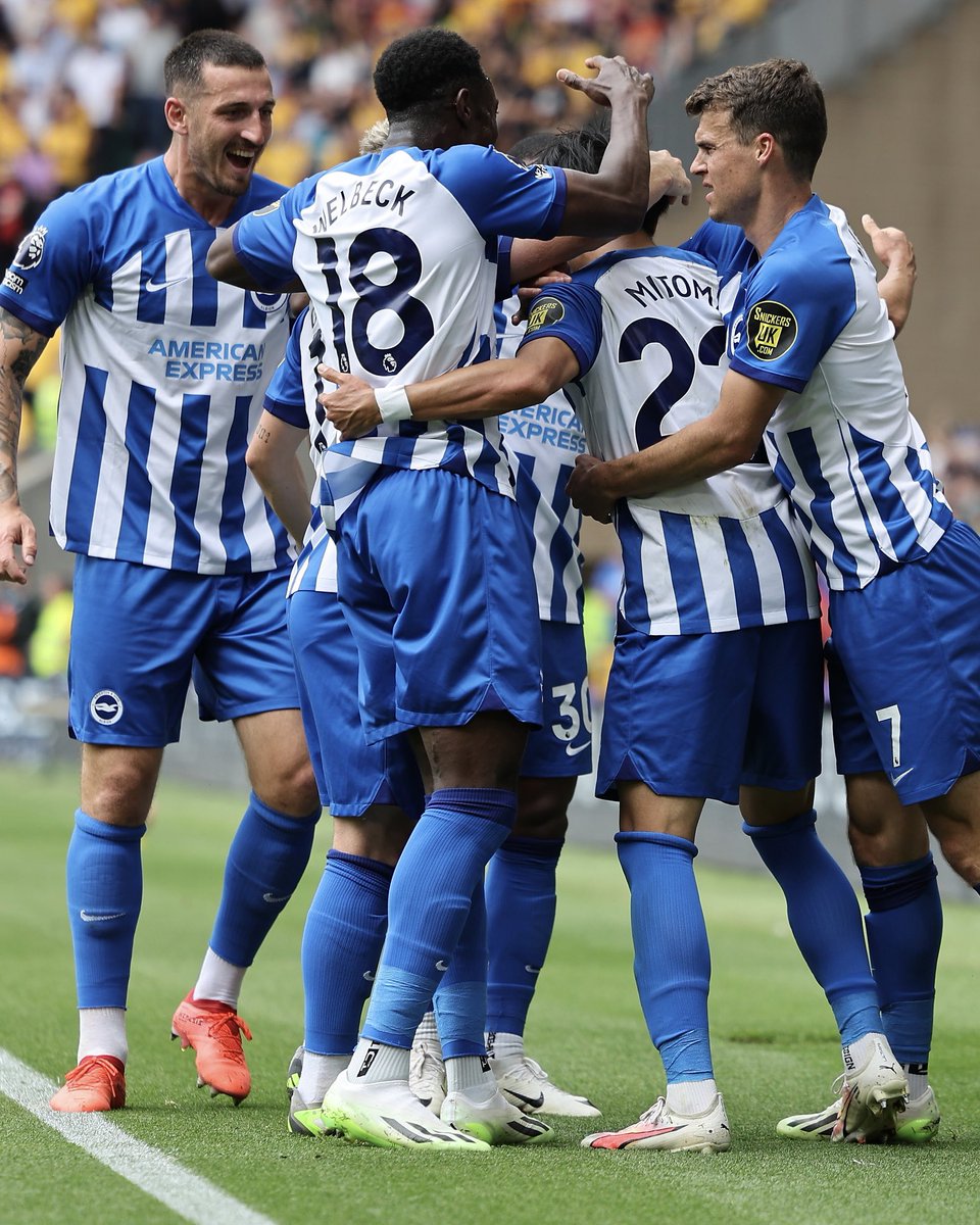 That’s 1-4 you fans 😉💙🤍 love this team @OfficialBHAFC