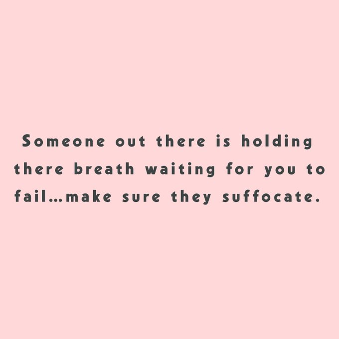 Someone out there is holding there breath waiting for you to fail...make sure they suffocate. https://t<a href="/tag/lifehacks"class="tags"><span>#lifehacks</span></a><a href="/tag/eternalmuse"class="tags"><span>#eternalmuse</span></a><a href="/tag/heatlesscurls"class="tags"><span>#heatlesscurls</span></a><a href="/tag/heatl"class="tags"><span>#heatl</span></a>