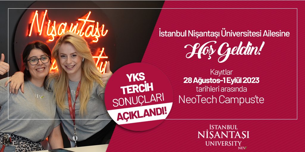 Ailemize hoşgeldin! #nisantasiuniversity