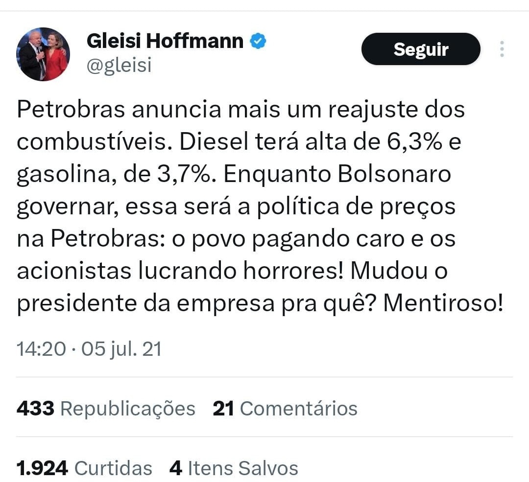 CrisMartinin2's tweet photo. #EsquerdaLixo #LulaPaiDoPovo #fazoL burrão. Aumenta mais que 26% tá pouco https://t.co/9qH86DyWOR