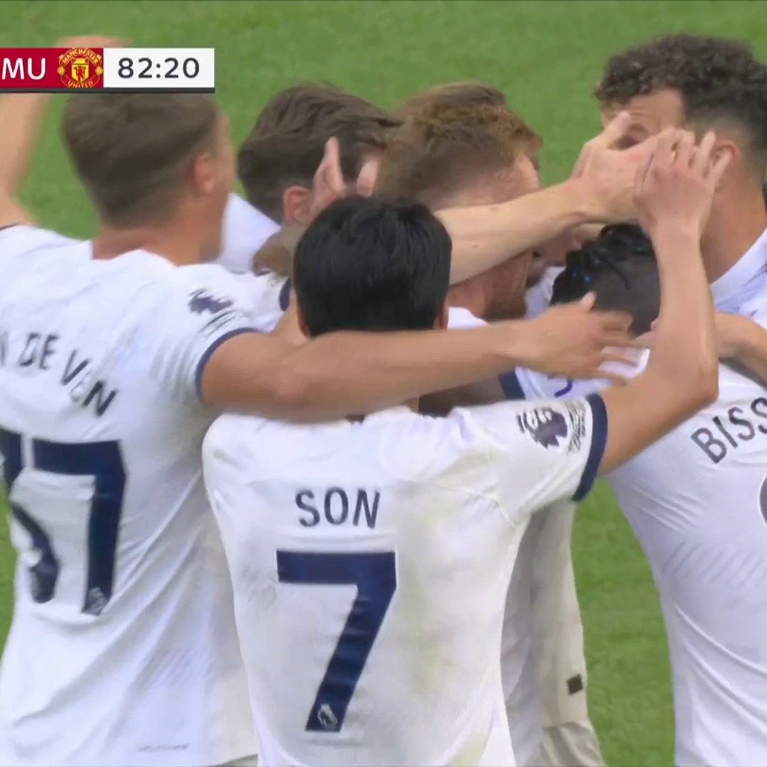 Ben Davies gets a slight touch and Spurs double their lead!📺 @nbc & @peacock”