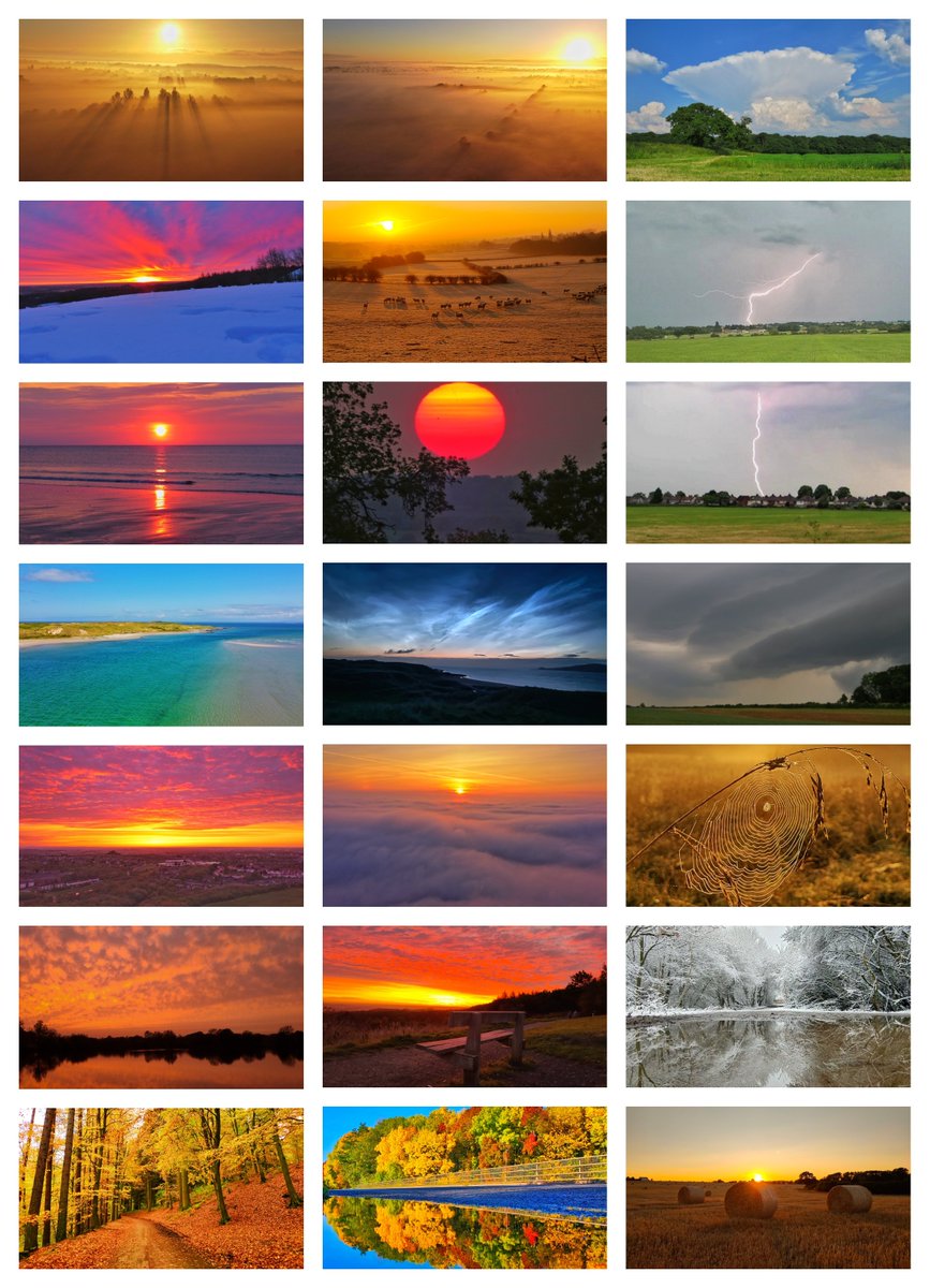 It's #WorldPhotographyDay2023 so I've put together a collage of some of my favourite photos I've taken while I have been interested in the weather A fabulous hobby helped on by many amazing friends I've met on here! Thanks for everyones support liked and retweets!Much appreciated