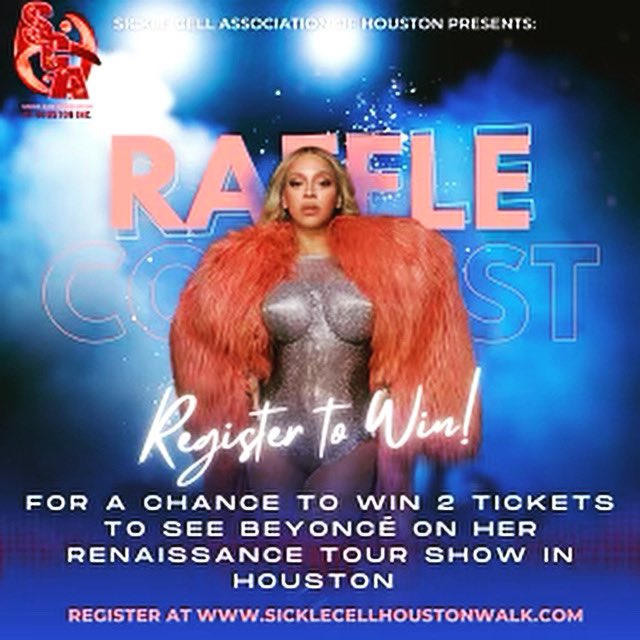 Register and be entered into this year’s giveaway …⏱️ is ticking so sign up today sicklecellhoustonwalk.com