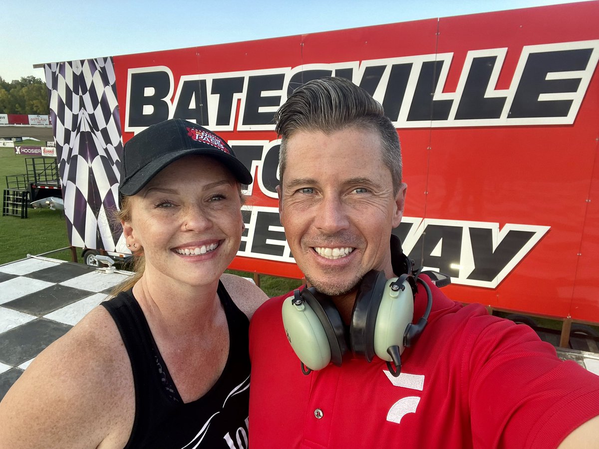 I’m absolutely loving getting to have this one on the road with me more often these days. One night left to go here at the @COMPCams Topless 100 at @BatesvilleSpeed with @lucasdirt. #RoadLife