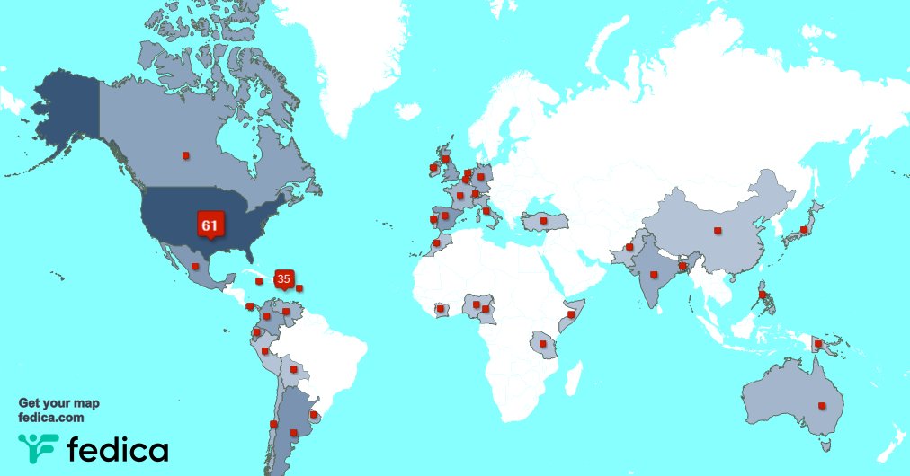 Special thank you to my 1 new followers from USA last week. fedica.com/!ParrandaPR