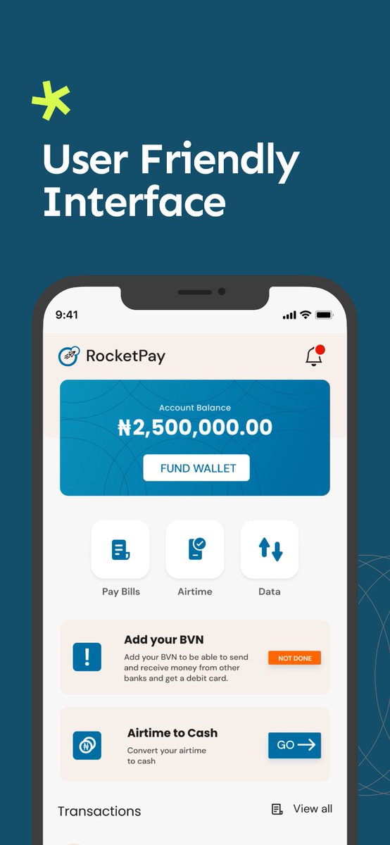 emmanuel_dev22's tweet photo. I just launched my second fintech application - Rocketpay, a bill payment and savings solution.
The app is currently in the beta testing phase and can be downloaded from playstore using this link
https://t.co/toho08HELn
#javascript #typescript #appdevelopment
@SoftamosGlobal https://t.co/sZNVU1LxU9