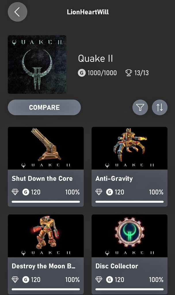 LionHeartWill's tweet photo. Completed the Quake II Remaster (including Quake 64) #Xbox #XboxSeriesX #XboxGamePass #Quake2 #Quake2Remaster https://t.co/ML1nR3fO5A
