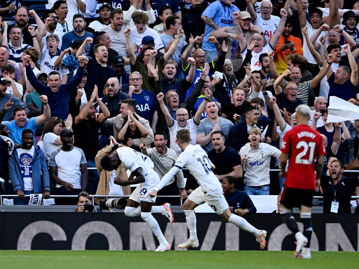 FT: <a href="/SpursOfficial/">Tottenham Hotspur</a> 2-0 <a href="/ManUtd/">Manchester United</a>.