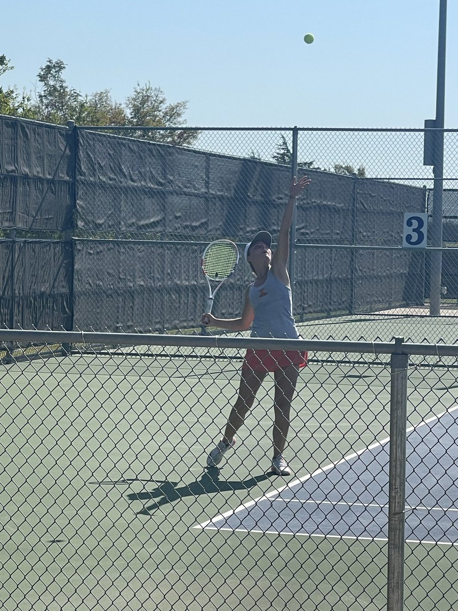 thstennis1's tweet photo. The Texas High Varaity Tennis team traveled to Sulphur Springs to play Kaufman. The team fought through some very tough matches. We got down 5-2 after doubles but really back with some key victories in singles. We ended up losing by the score of 11-8…but what a battle. https://t.co/b7E7Nhcxnt