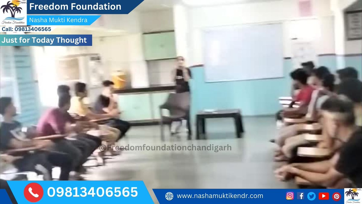 NashamuktiIndia's tweet photo. JFT Thought | Nasha Mukti Kendra | 📞9813406565 | Freedom Foundation #shorts #YouTube  #TwitterX  #drugaddict #rehabcenter #nashamuktikendra #freedomfoundation https://t.co/w5VXzbIfMg via @YouTube https://t.co/A2EiqBvGc1