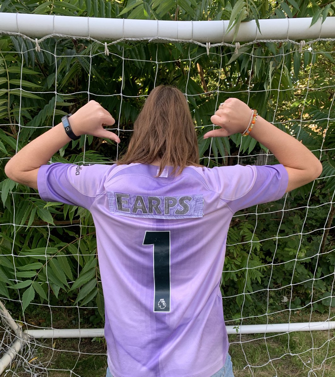 RoadTripJones's tweet photo. Hi @Nike, we made our own Earps shirt for my 12yo #goalkeeper to wear, but it’s shit. Hoping you’ll reconsider your position on manufacturing the GK kit. Tomorrow we support ALL #lionesses, not just the ones we think will make £. #womensfootball #WorldCup2023 #earps @maryearps027 https://t.co/aY0tTCiASJ