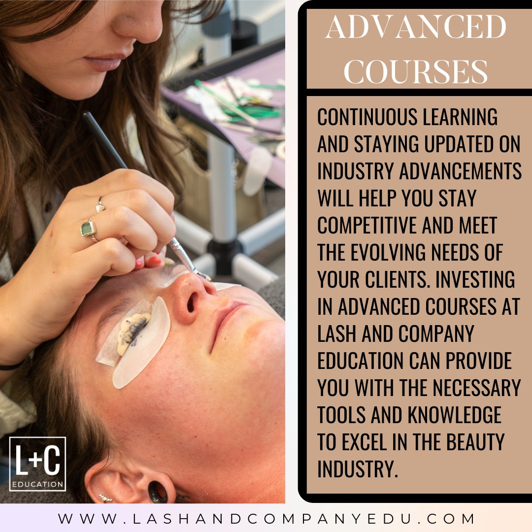 Dive deeper into beauty and expand your skills with our advanced courses. Take your skills to the next level only at Lash and Company! 🎉❣️🥇

#advanced #learn #skincare #medspa #beautyschool #beauty #cosmetology #makeup #skincare #beautyacademy #cosmetologystudent