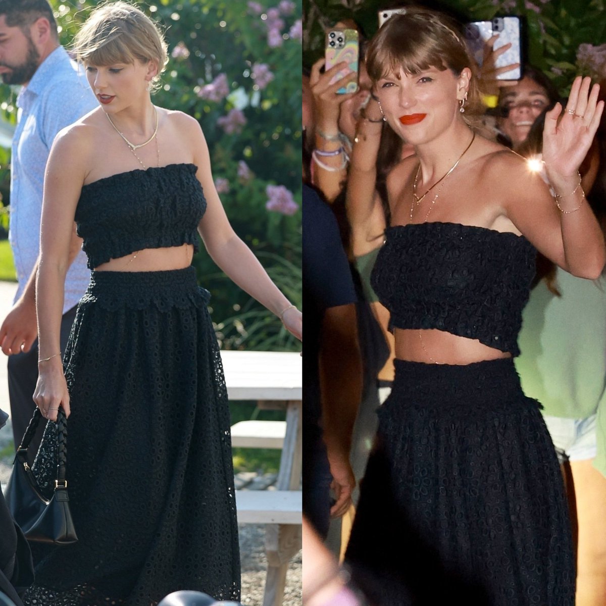 ainda não superei a beleza da taylor aqui, esse vestido ficou perfeito nela ❤️