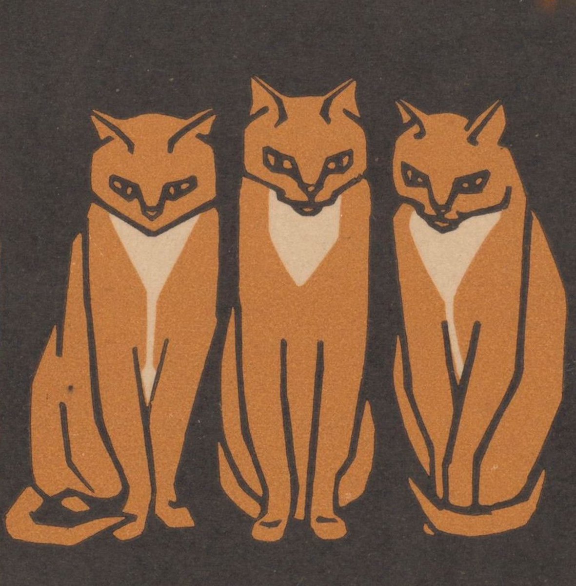 #CaturdayMood 

🏛 @rijksmuseum 
Drie katten, Julie de Graag, 1916
#Caturday