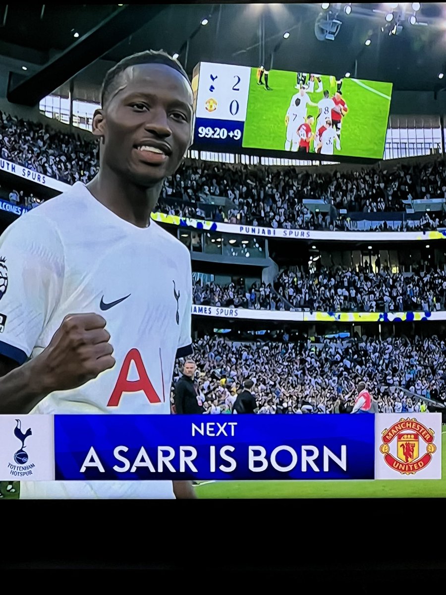 richard_azeem's tweet photo. Have to give this to SkySports #TOTMUN https://t.co/RFW9dWreav