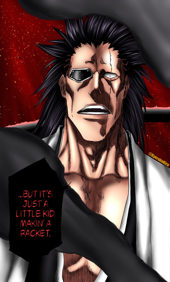 KyorakuKira's tweet photo. I am the Edge

Kenpachi Zaraki
#BLEACH https://t.co/q7SoBKhIXC