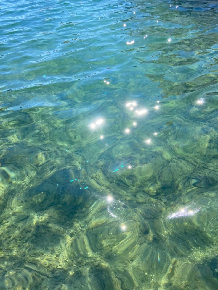 blue green water