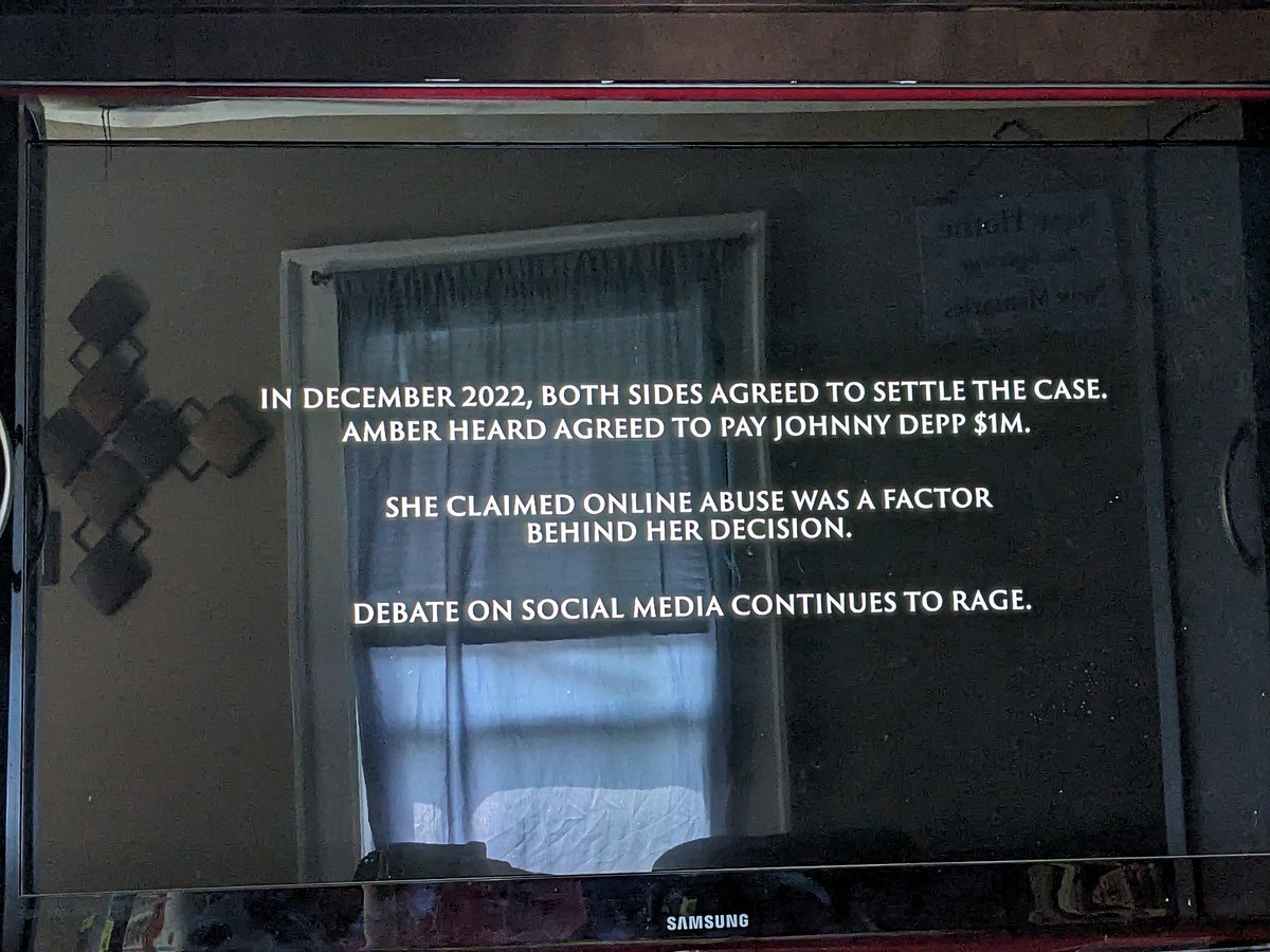 Sounds like she got off easy because she owed him $8M... Jesus Christ, the martyrdom of this woman.