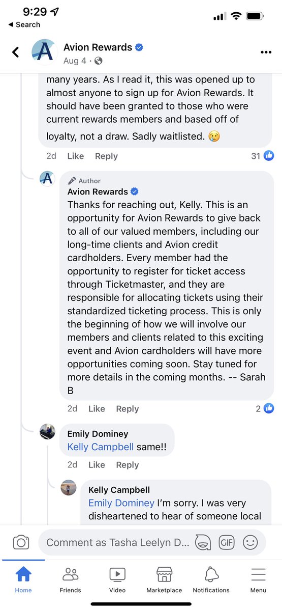 tashaleelyn's tweet photo. @longIongIive @ShookBySwift13 @taylorloverx @taylorswift13 @Ticketmaster Don’t know if I’m reading too far into this but the words “Avion cardholders will have more opportunities coming soon” gives me the impression that they have something coming for strictly cardholders? Not rewards members?? I dunno, I’m also delusional https://t.co/ljnAdoQiRW