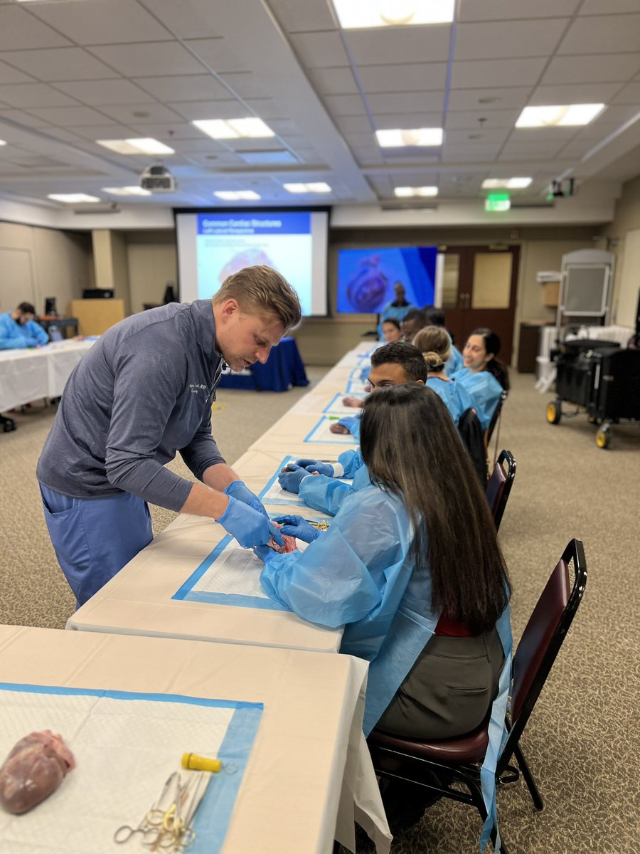 Learning never stops here in the #GardenState @NJACC - thanks to our selfless instructor, cardiothoracic and complex aortic surgeon, Ben van Boxtel. @AtlanticHealth