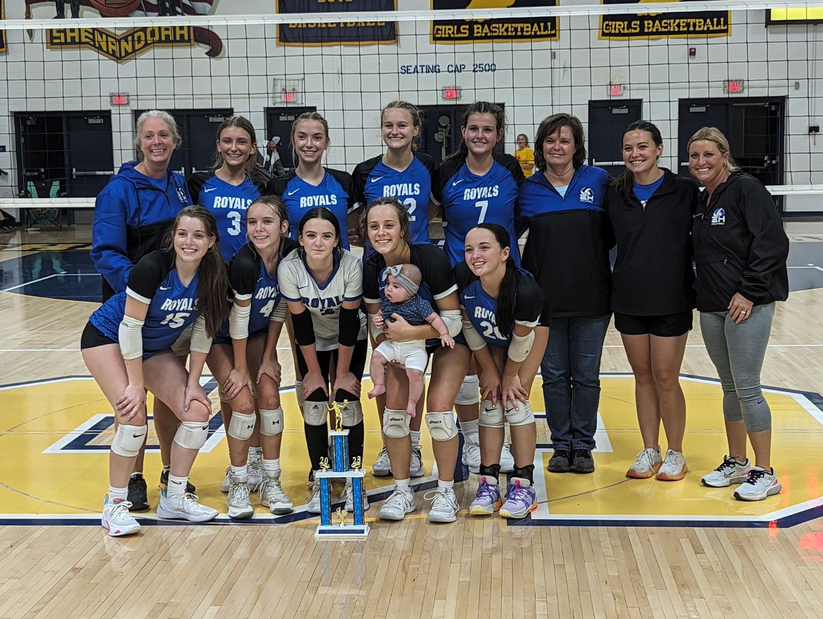 Congrats Varsity VB- Shenandoah Invite Champs!