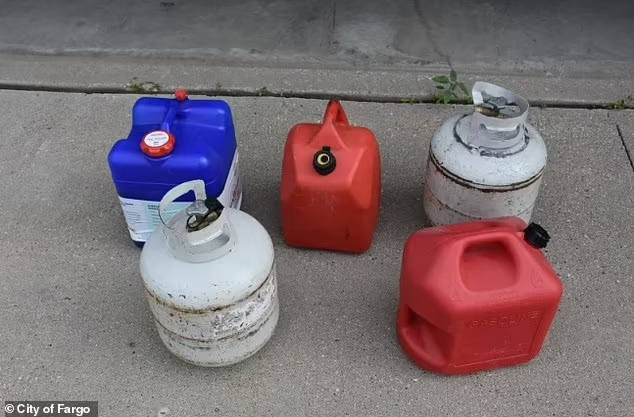 KanekoaTheGreat's tweet photo. Mohamad Barakat, 37, shot Officers Jake Wallin, Andrew Dotas, and Tyler Hawes from about 15 feet away before they could reach for their guns.

In addition to 1,800 rounds, multiple firearms, tactical gear, and a grenade, Barakat also had three canisters of gasoline and two propane tanks filled with Tannerite - a highly explosive material.

Authorities say Barakat, a Syrian asylum seeker who moved to the United States in 2012, was on his way to carry out an attack on the Downtown Fargo Street Fair attended by thousands.