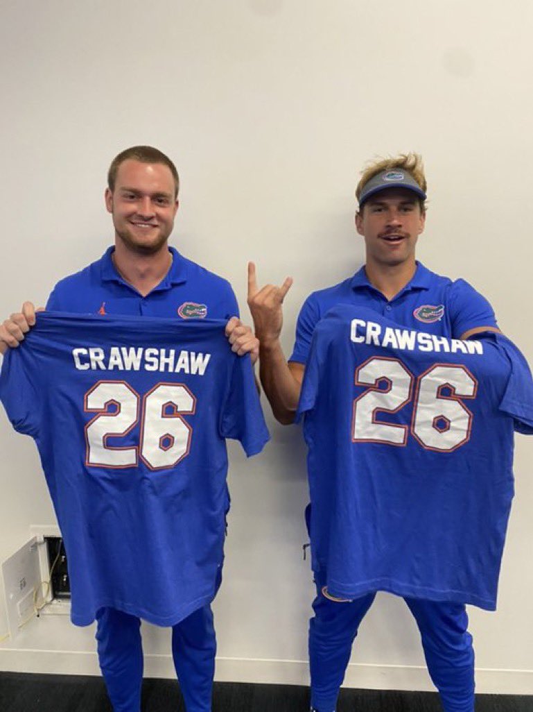 #Gators kickers are #ForTheBrand The mustache tee is fantastic. almamaterdesign.com/new-products/j…