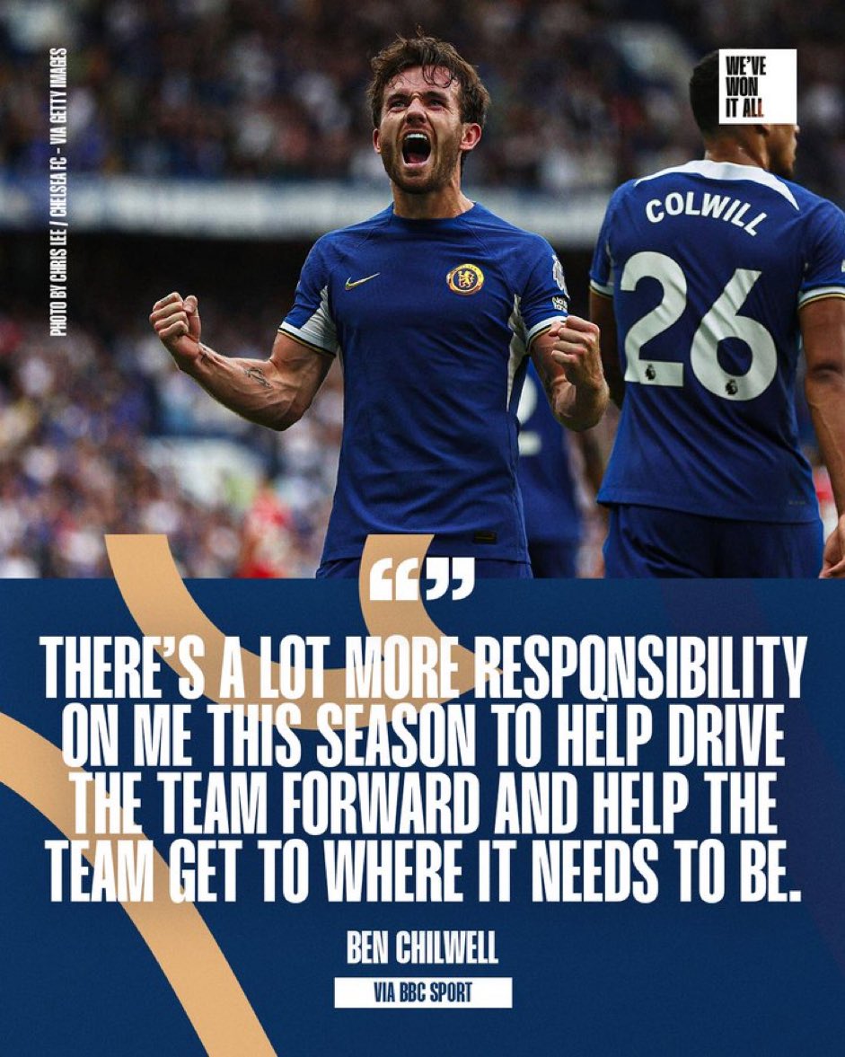 FrankKhalidUK's tweet photo. Ben Chilwell talking about responsibility. https://t.co/qR91BLrrbb
