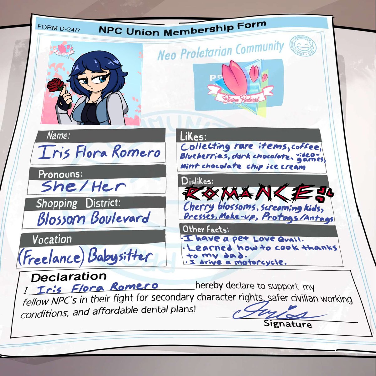 Iris Romero (NPC-OC) tweet media