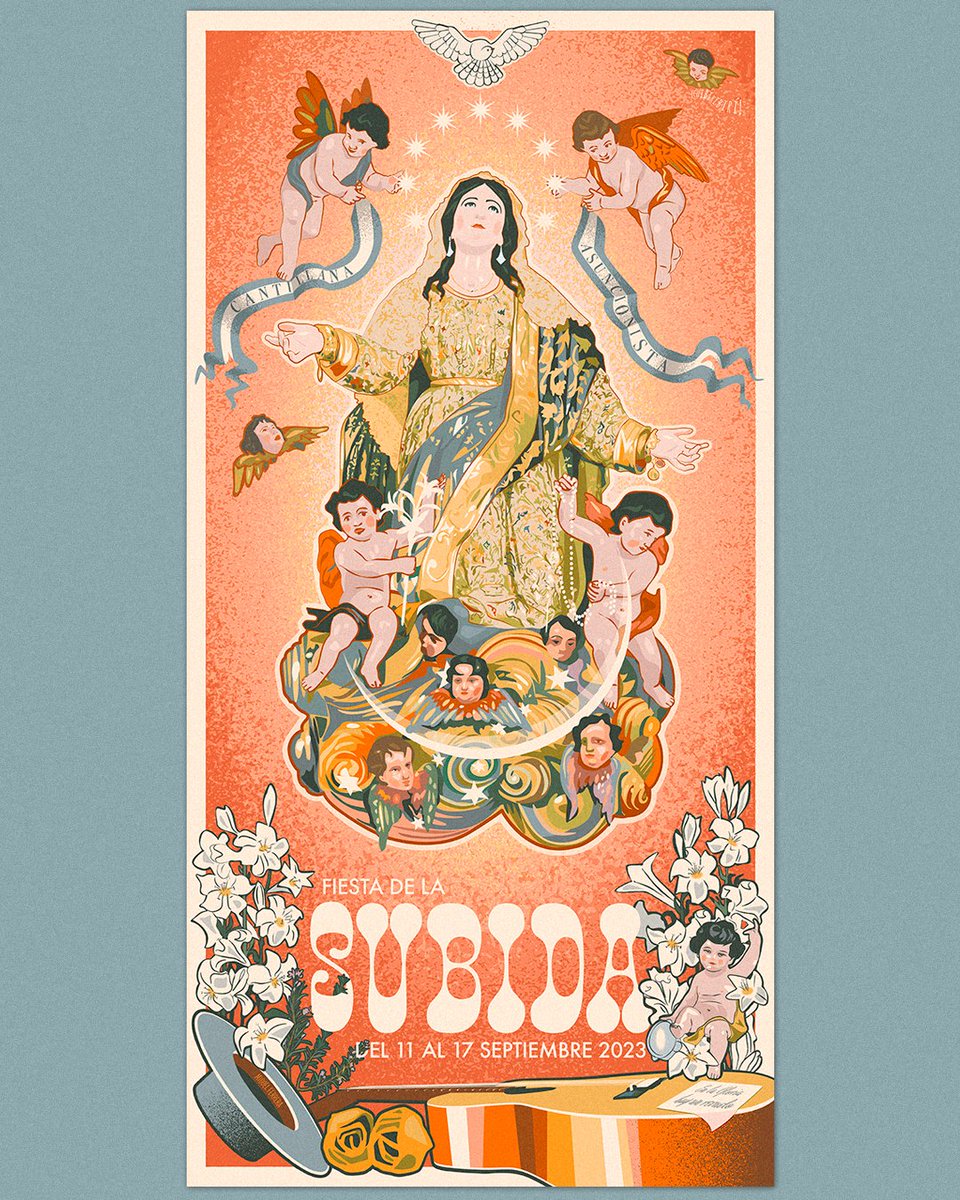 🔵⚪🔵CARTEL DE LA FIESTA DE LA SUBIDA 2023

Esta obra supone toda una apuesta por la innovación, pues está concebida con amplitud de miras para dirigirse a la sociedad plural y dinámica del siglo XXI.

🎨🖥 <a href="/MiguelFerrera2/">Miguel Ferrera</a> 

📲 Más información en asunciondecantillana.es