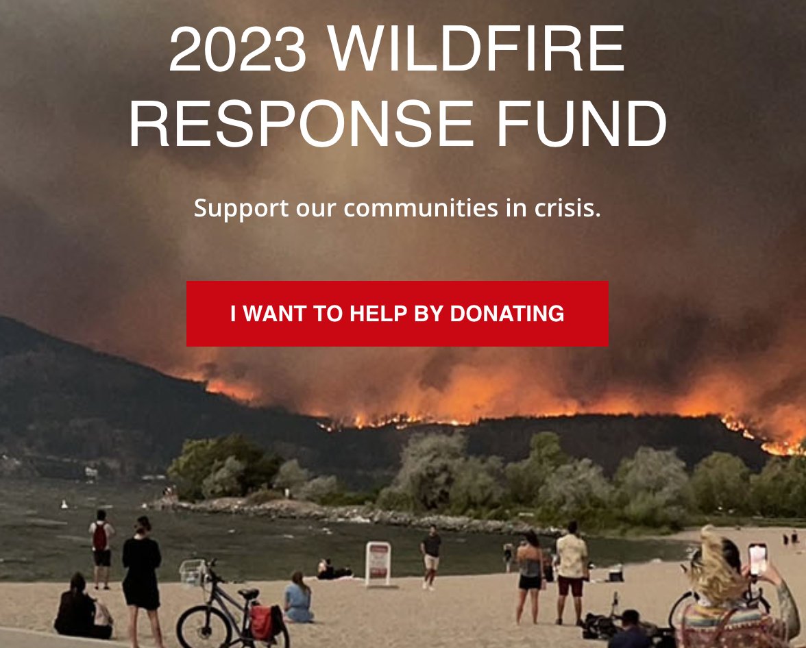 If you have the capability to help financially you can donate via the @centralokanagan 2023 Wildfire Response Fund

centralokanaganfoundation.org