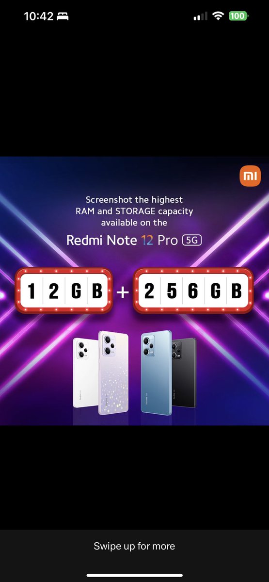 Nitindhama111's tweet image. Here is my perfect screenshot 😍

#RedmiNote12 #RedmiNote12Pro5G #SuperRAM