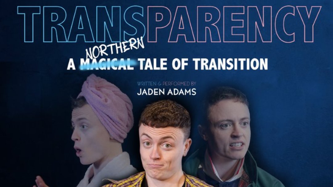 TOMORROW! @transparencyuk3 'An emotive solo performance packed with passion and playfulness. Jaden Adams is a star of the stage!' ★★★★★North West End UK 🎟️upstairsatthegatehouse.ticketsolve.com/shows/11736438…