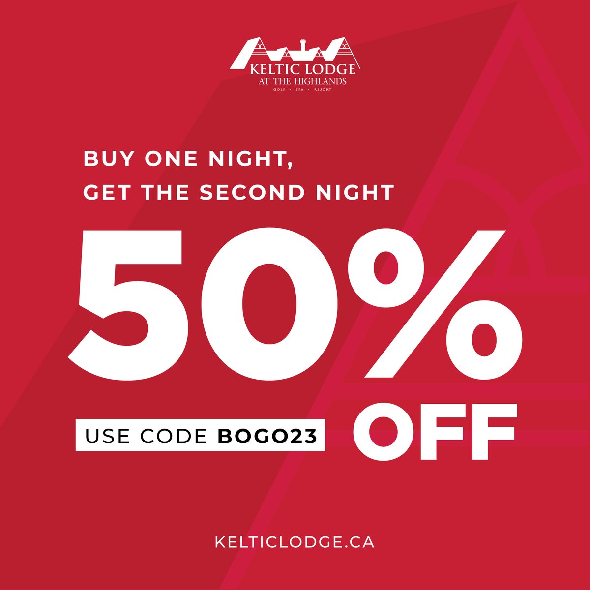 🏠 Extend your trip at the beautiful Keltic Lodge for an incredible price!

🚨 Offer only applies to consecutive nights, not multiple rooms on the same night. 

💻 Take advantage and book now 👉 bit.ly/47AF3CR