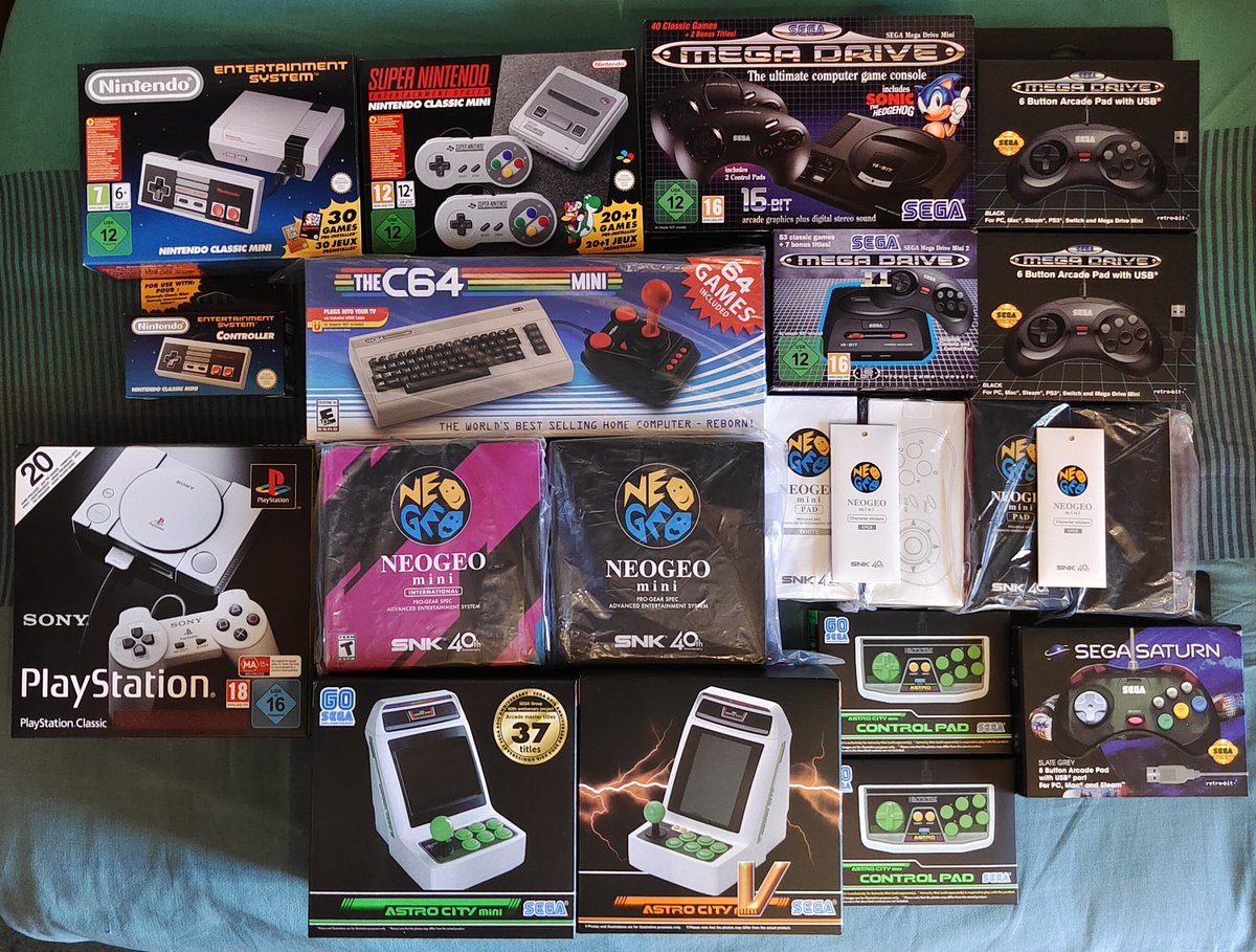 VideogameCave's tweet photo. Coleccion de #MiniConsolas y #GameGearMicro (esta la actualizarรฉ en breve ๐)
Se me acaba el espacio ๐คจ https://t.co/Ih6LmlHmLK