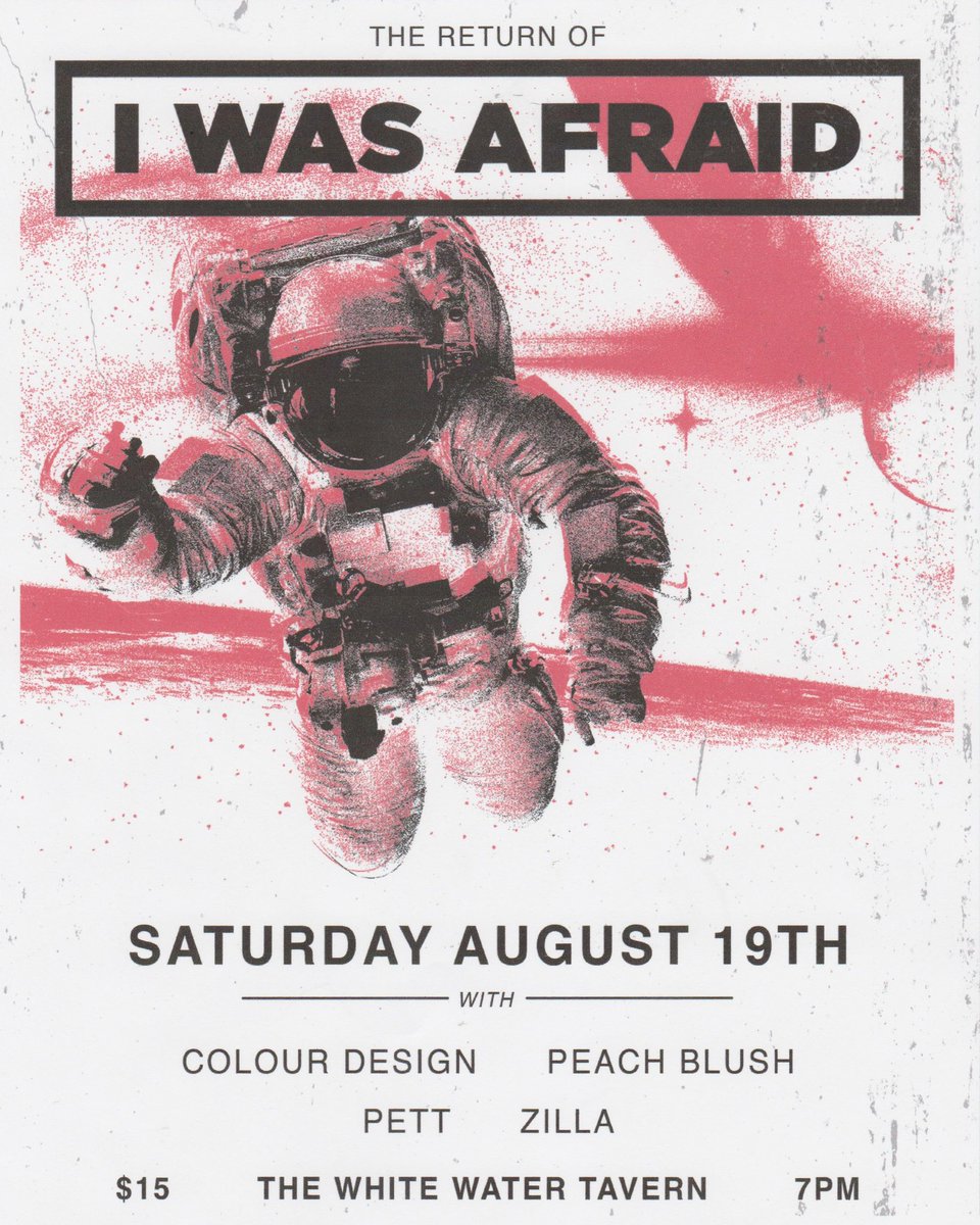 peachblush559's tweet image. TONIGHT AT WHITE WATER! NIGHT 2 OF @IWasAfraid WEEKEND!!