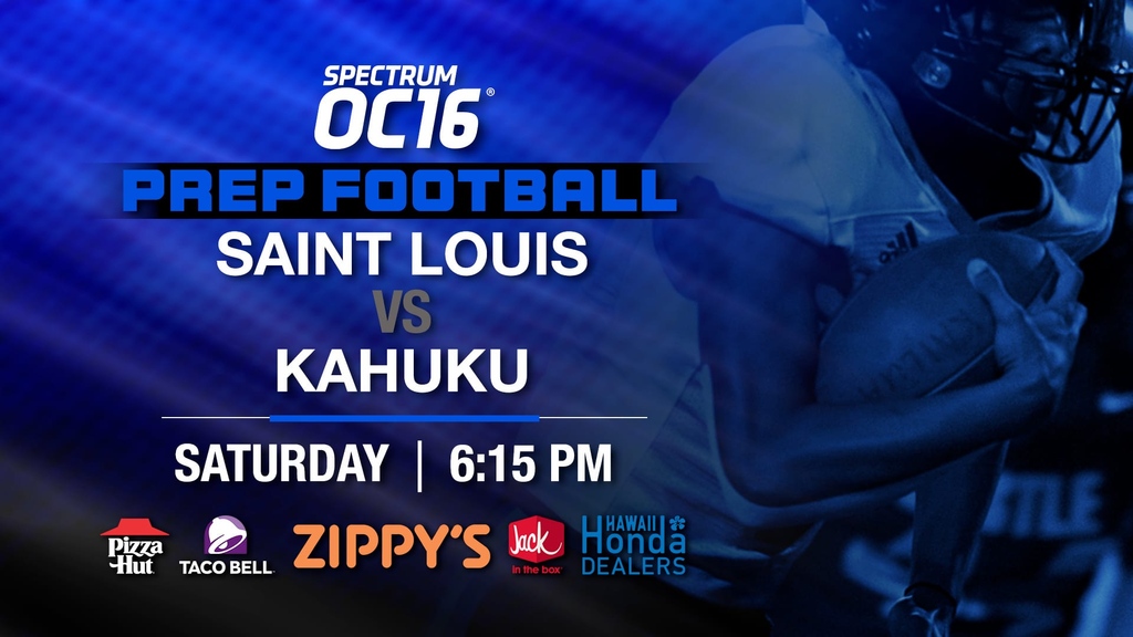 OC16Sports's tweet image. Prep Football: Saint Louis vs Kahuku
📅: Saturday, August 19
⏰: 6:15 PM
📺️: Spectrum OC16 (channel 1016)
💻️: oc16.tv
📱: Spectrum News app - bit.ly/3L0Eo2w

#spectrumoc16sports #prepfootball #ILHfootball #OIAfootball #hawaiifootball