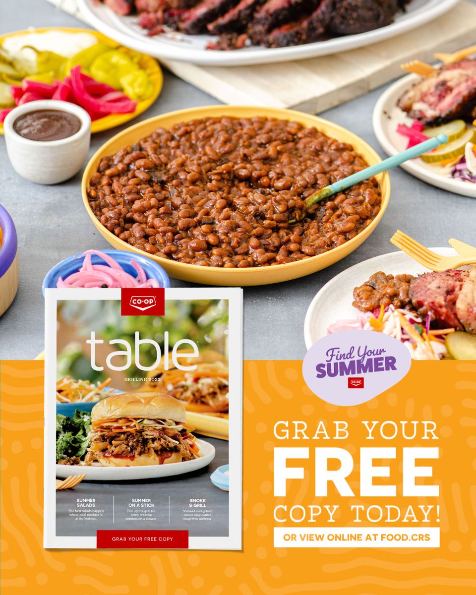 evergreen_coop's tweet image. Summer is not over yet!

Fire up the smoker or the grill, and let's eat! 

Check out the latest edition of Table magazine for all these great recipes and ideas.

#evergreencoop
#tablemagazine
#smokeandgrill
#shoplocal