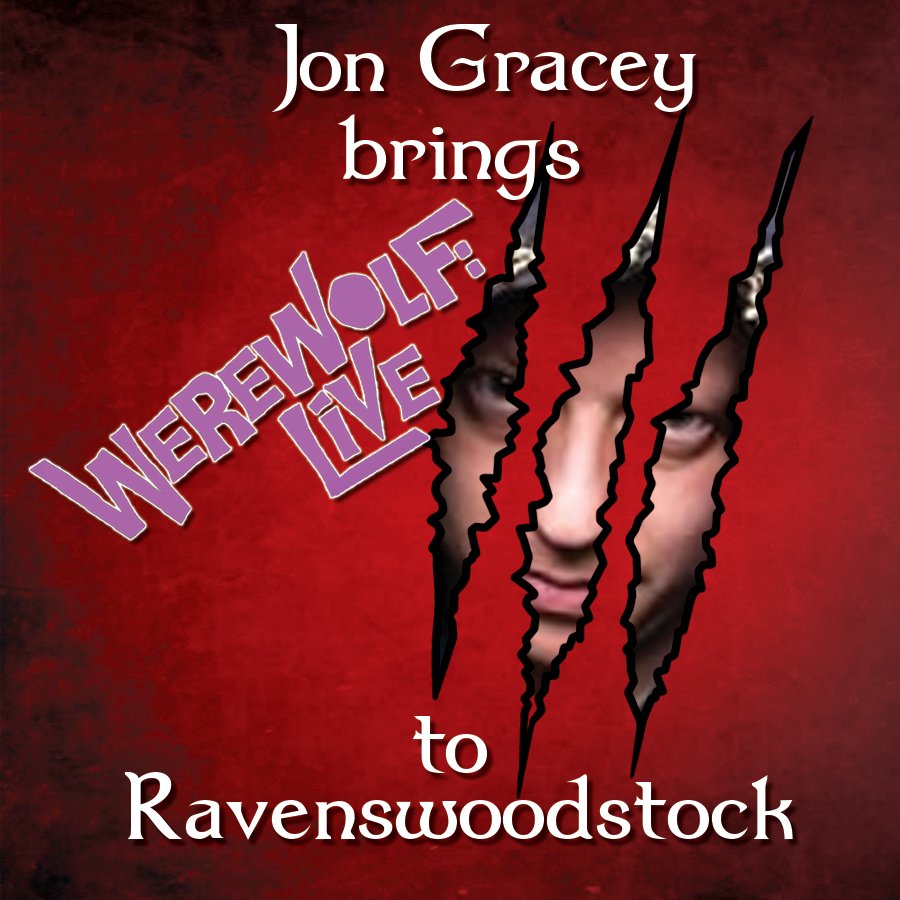 Ravenswoodstock's tweet photo. Ahead of tickets going on sale tomorrow, we have a fantastic announcement to share with you all.

Werewolf: Live with Jon Gracey will be coming to Ravenswoodstock! https://t.co/s0ocgxSWwx