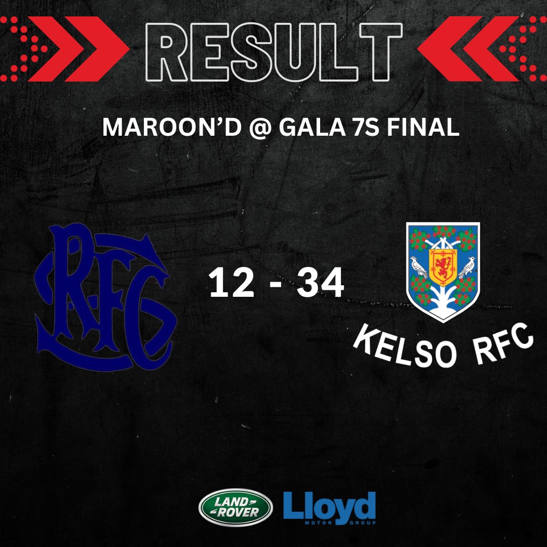 KelsoRugby's tweet image. ⚫️⚪️ WINNERS OF MAROON’D @ GALA 7S ⚫️⚪️

Kelso finish with a win against Selkirk RFC at Maroon’d @ Gala Rugby 7s 🏆

Great effort from the 7s squad again today, Well done guys!!

#OneClub #OneCommunity #BlacknWhiteJersey