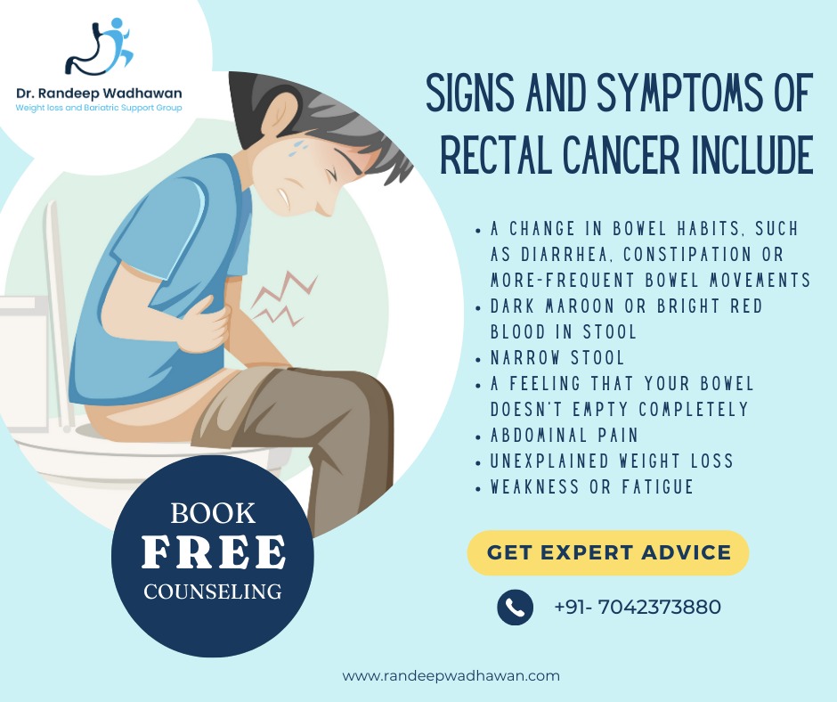 Sign and symptoms of Rectal Cancer include:
- Dark maroon or bright red blood in stool
- Narrow Stool
- Unexplained weight loss
- Weakness of Fatigue

Visit Here: randeepwadhawan.com

#rectalcancer #survivor #coloncancerfighter #colorectalcancer #drrandeepwadhawan