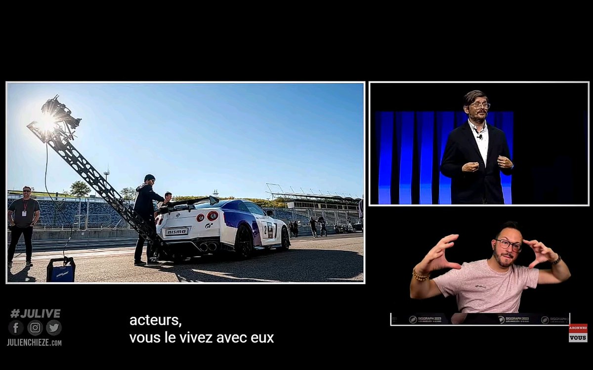 Elwesse1975's tweet photo. #Julive Venez nombreux voir la conférence #SonyCreatorsConference  avec @JulienChieze 
Voici un petit making of sur #GranTurismo7
C'est ici ➡️https://t.co/4lDz9nrTri https://t.co/qizUaLoDbA