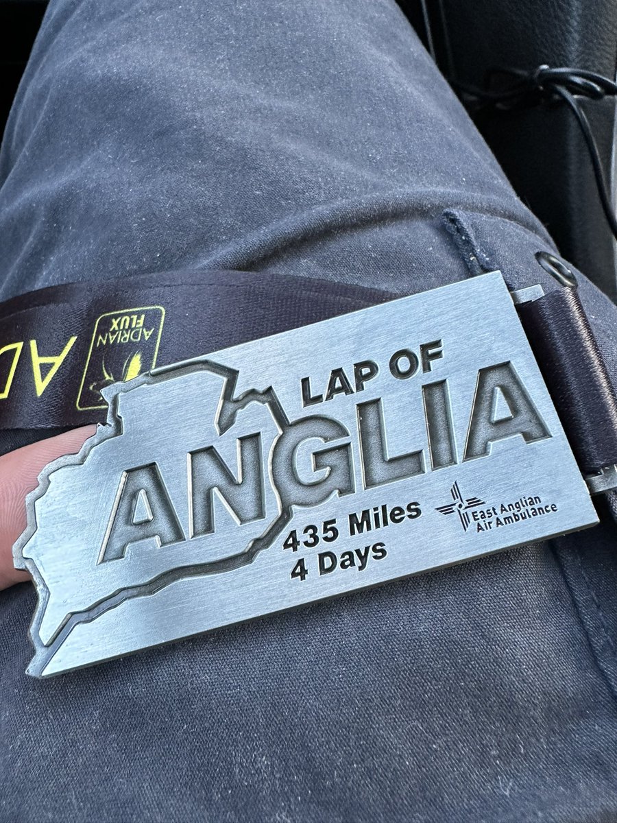 shotleypeat's tweet photo. Lap of Anglia day 4 ✅

What a four days.  So pleased to have completed this challenge - a few lows but some great highs, and great friends made.  
Thank you so much to everyone that has donated it really helped keep me spinning !

https://t.co/cfh21qppsK https://t.co/mlHB4TN491