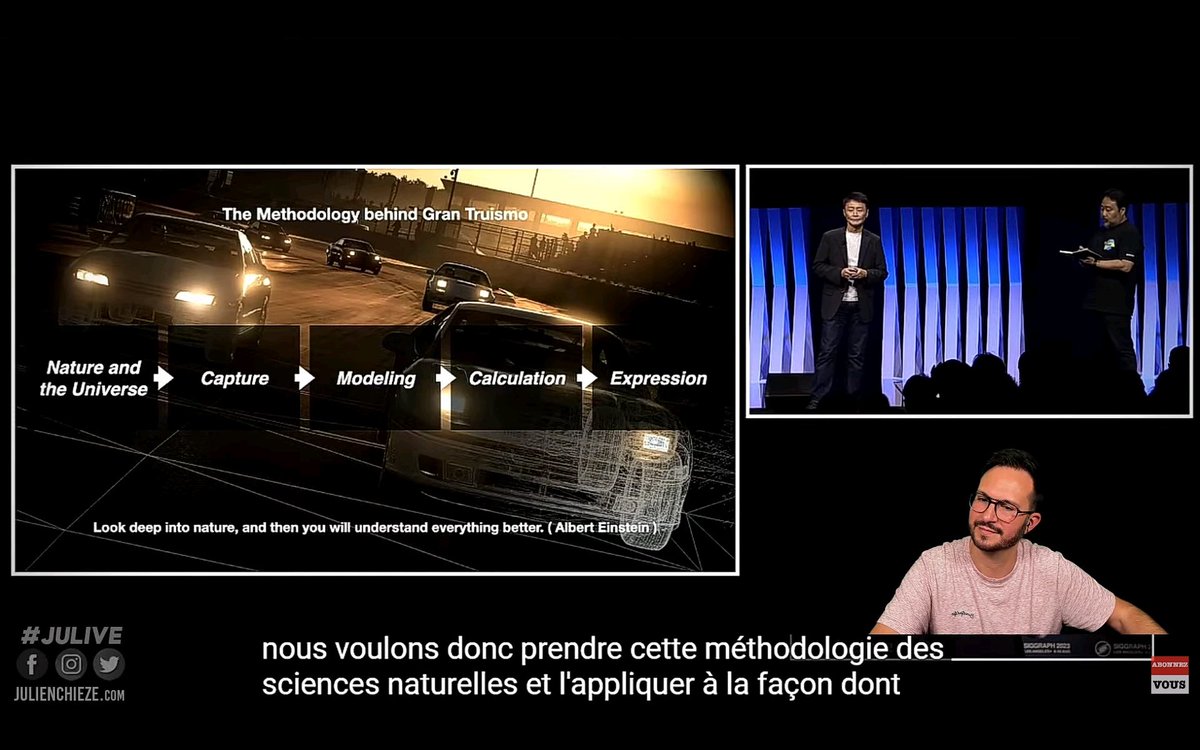 Elwesse1975's tweet photo. #Julive Venez nombreux voir la conférence #SonyCreatorsConference  avec @JulienChieze 
Voici tout le processus créatif sur #GranTurismo7
C'est ici ➡️https://t.co/4lDz9nrTri https://t.co/H6MLExYMFD