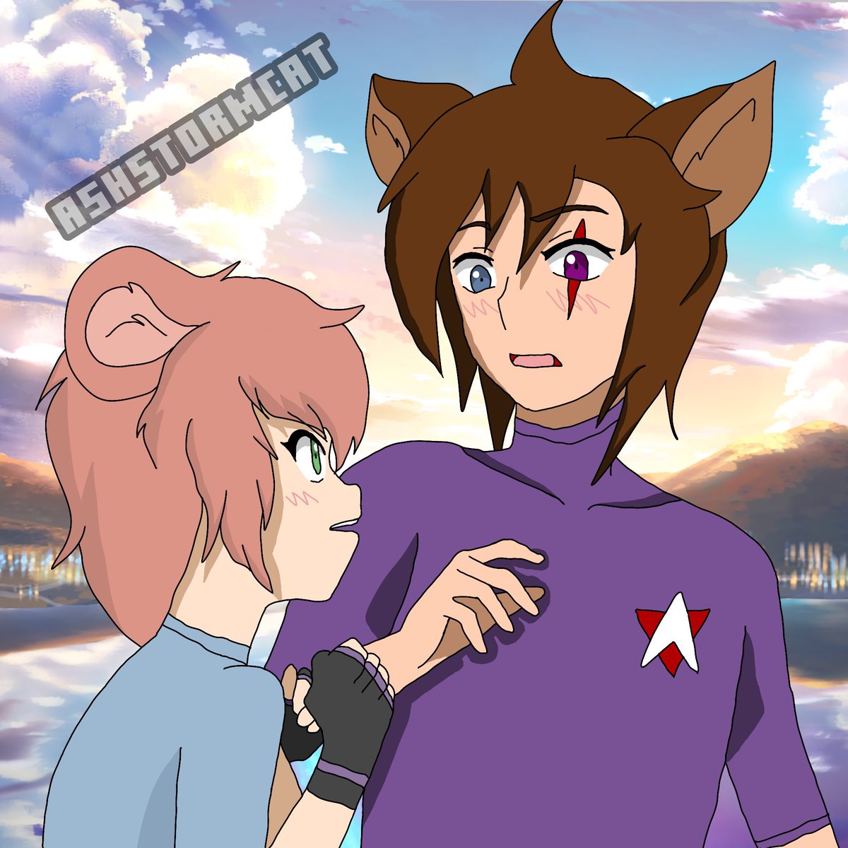 AshstormCat's tweet photo. [NEW] 10 Years of ZyKu

Happy 10th Anniversary to my boyfriend and I! 😊

Tags: #ashstormcat #zynakanmuri #xirkuokimato #happyanniversary #digitalart #animeart #digitalartist #animeartist #originalcharacter https://t.co/IA2uciCUFM